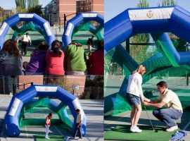 El golf llega al patio de los colegios madrileños