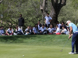 El programa “Golf en Colegios” progresa adecuadamente