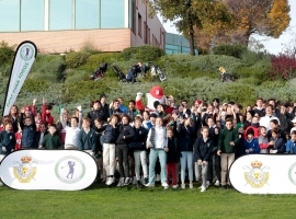 El entusiasmo de los escolares de Madrid por el golf es altamente contagioso